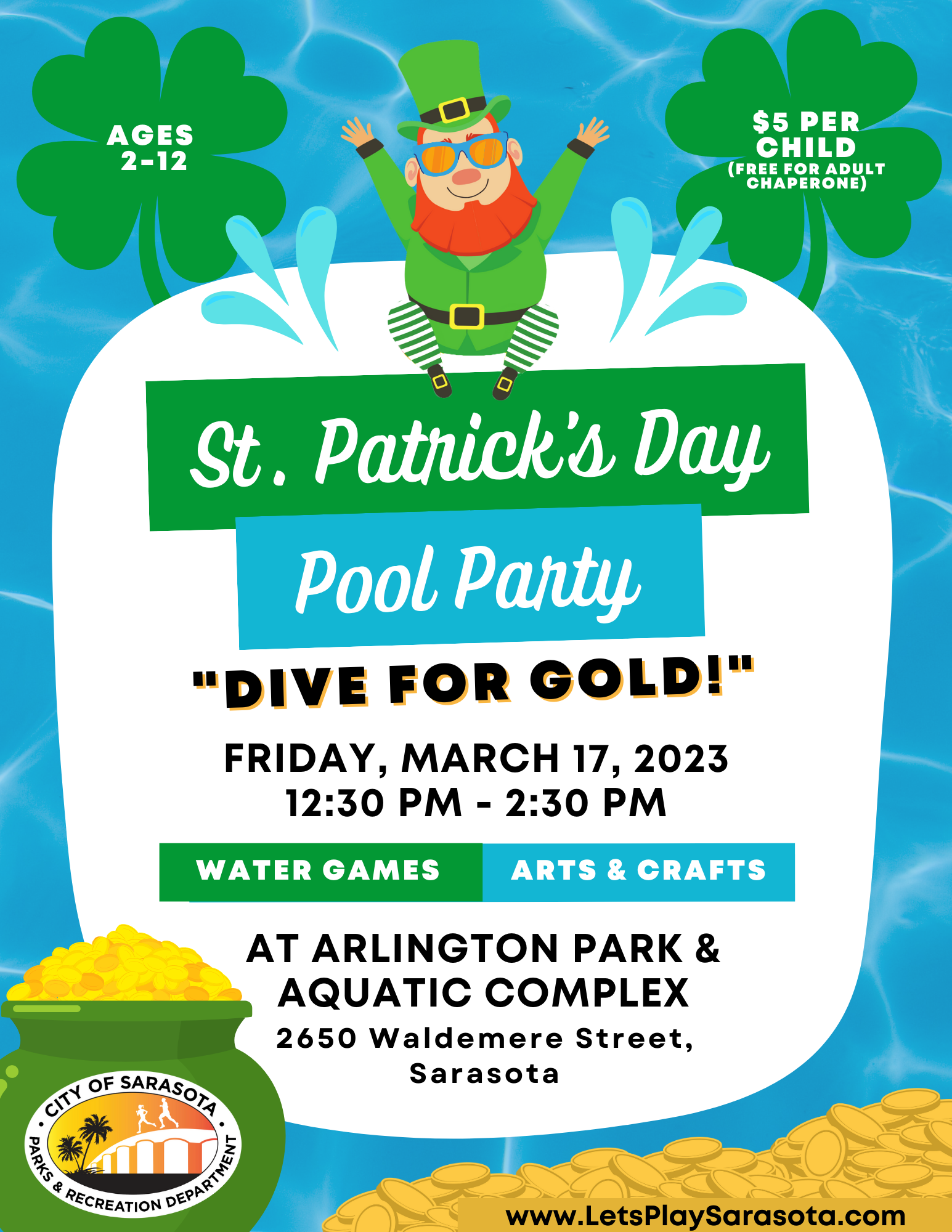 APAC St. Patricks Day Pool Party 3-17